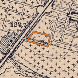 Okolica działki na niemieckiej mapie topograficznej sprzed 1945 r. (wydanie nowsze)