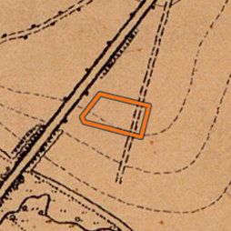 Okolica działki na niemieckiej mapie topograficznej sprzed 1945 r. (wydanie starsze)
